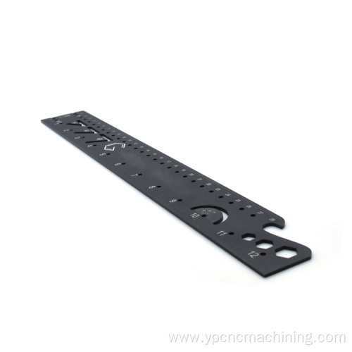 CNC machining fashion color straight metal steel rule